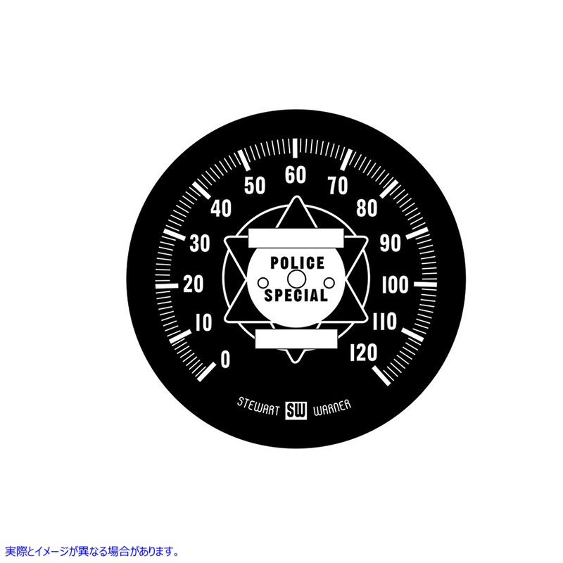 39-0059 黒錫スピードメーターフェイス 取寄せ Vツイン Black Tin Speedometer Face (検索用／