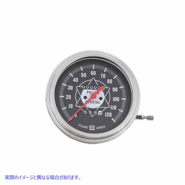 39-0070 2:1比率の赤い針を備えたスピードメーター 取寄せ Vツイン Speedometer with 2:1 Ratio and Red Needle (検索用／