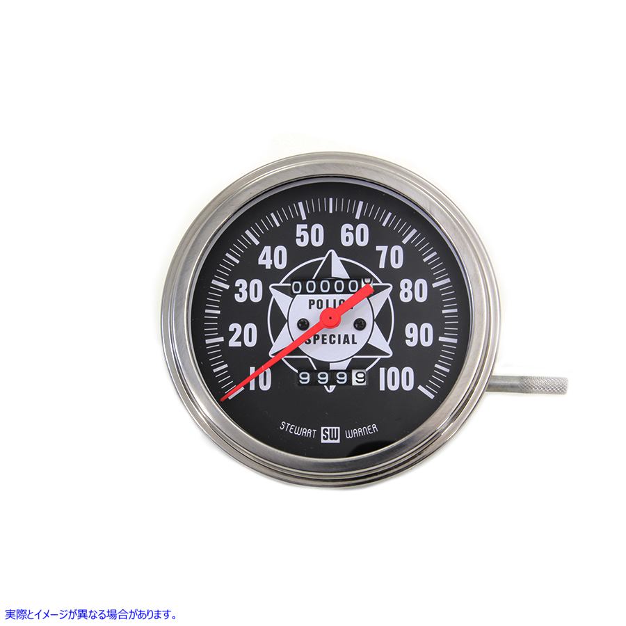 39-0071 2:1比率の赤い針を備えたスピードメーター 取寄せ Vツイン Speedometer with 2:1 Ratio and Red Needle (検索用／