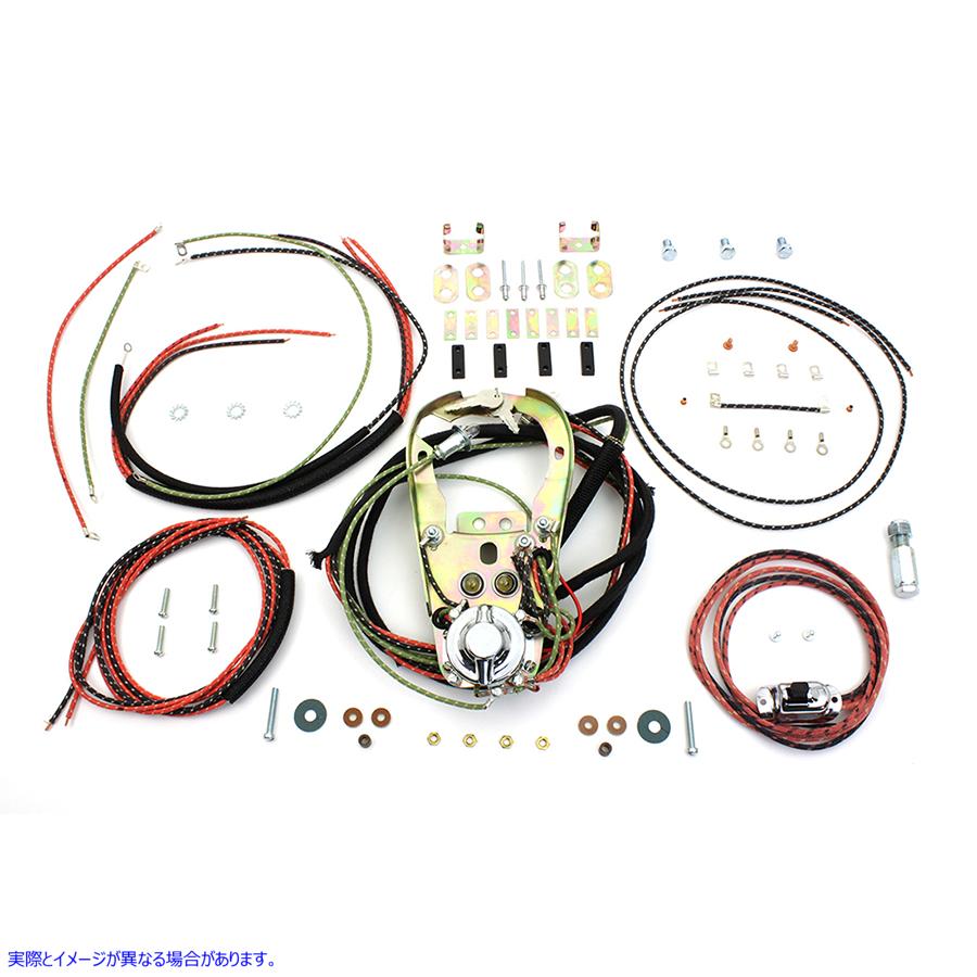 39-0190 2 ライト ダッシュ ベース ワイヤリング ハーネス アセンブリ 取寄せ Vツイン Two Light Dash Base Wiring Harness Asse