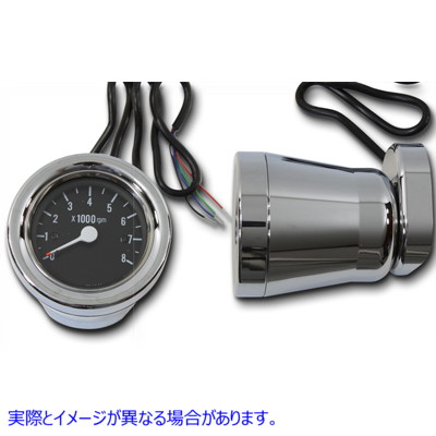 39-0202 60mm電気タコメーターハウジングキット 60mm Electric Tachometer Housing Kit 取寄せ Vツイン (検索用／