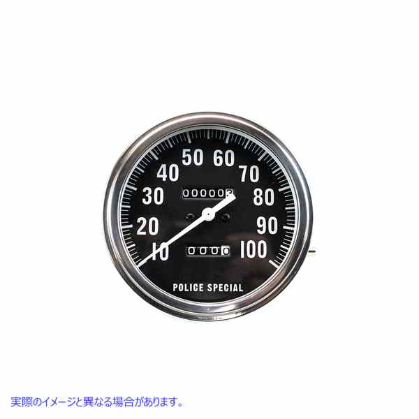 39-0294 レプリカポリス 1:1 スピードメーター 取寄せ Vツイン Replica Police 1:1 Speedometer (検索用／