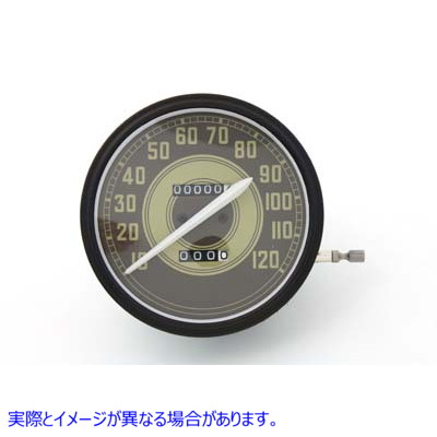 39-0298 2:1比率のスピードメーターとアーミーグラフィックス 取寄せ Vツイン Speedometer with 2:1 Ratio and Army Graphics (