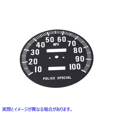 39-0312 スピードメーター ブリキフェイス 取寄せ Vツイン Speedometer Tin Face (検索用／67004-68