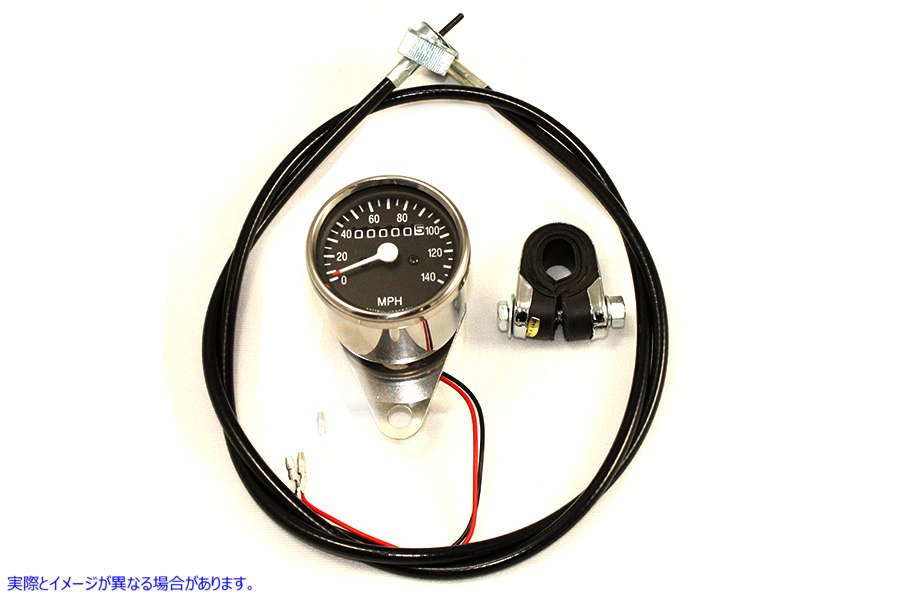 39-0316 1:1 比率のミニ 60mm スピードメーター キット 取寄せ Vツイン Mini 60mm Speedometer Kit with 1:1 Ratio (検索用／