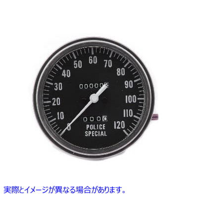 39-0322 ポリススペシャル 1:1 スピードメーター 取寄せ Vツイン Police Special 1:1 Speedometer (検索用／