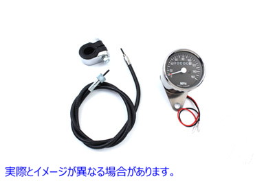 39-0371 2240:60 比率のミニ 60mm スピードメーター キット Mini 60mm Speedometer Kit with 2240:60 Ratio 取寄せ Vツイン (検