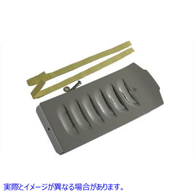 39-0404 ルーバー付きダッシュプレート 取寄せ Vツイン Louvered Dash Plate (検索用／