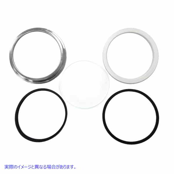 39-0451 レプリカスピードメーターベゼル/レンズキット 取寄せ Vツイン Replica Speedometer Bezel/Lens Kit (検索用／