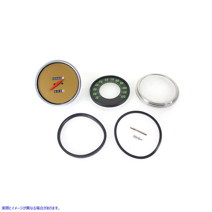 39-0525 2:1比率のスピードメーター 取寄せ Vツイン Speedometer with 2:1 Ratio (検索用／