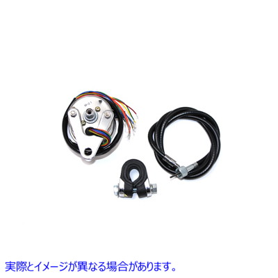 39-0579 2240:60 比率のミニ スピードメーター Mini Speedometer with 2240:60 Ratio 取寄せ Vツイン (検索用／