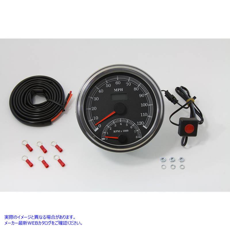 39-0730 マルチレシオスピードメーターとタコメーターのコンボ Multi Ratio Speedometer and Tachometer Combo 取寄せ Vツイン (