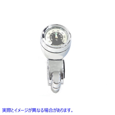 39-0786 マウントクロム付き温度計 Temperature Gauge with Mount Chrome 取寄せ Vツイン (検索用／