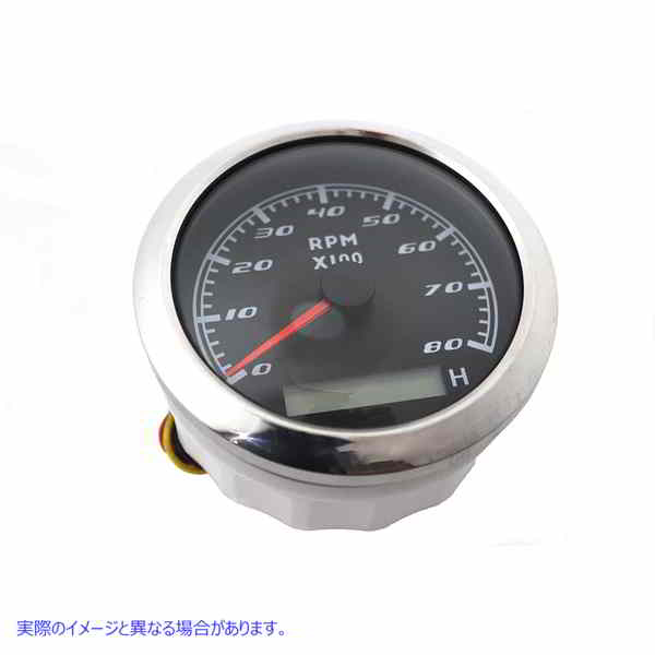 39-0839 85mm 電気タコメーター 12 ボルト GPS Instruments Speedometer and Tachometer Gauge 取寄せ Vツイン (検索用／