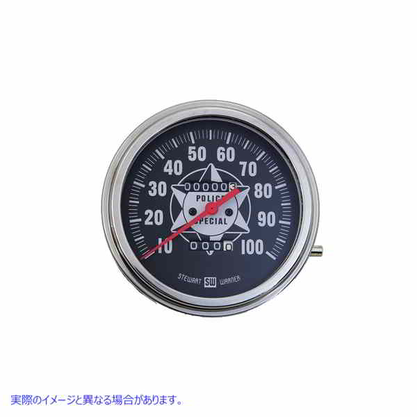 39-0857 警察のスピードメーター 2:1 比率 取寄せ Vツイン Police Speedometer 2:1 Ratio (検索用／