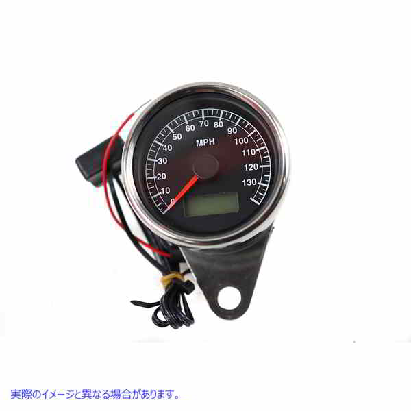 39-0858 2:1 比率のミニ機械式スピードメーター Mini Mechanical Speedometer with 2:1 Ratio 取寄せ Vツイン (検索用／