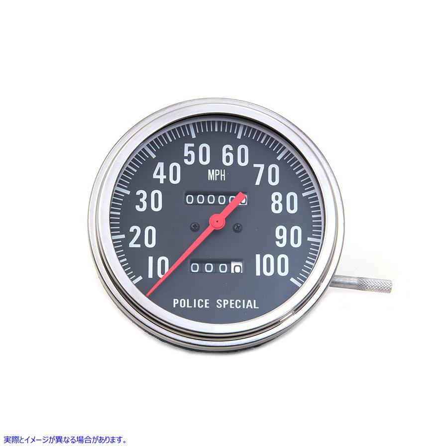 39-0862 警察のスピードメーター 2:1 比率 取寄せ Vツイン Police Speedometer 2:1 Ratio (検索用／