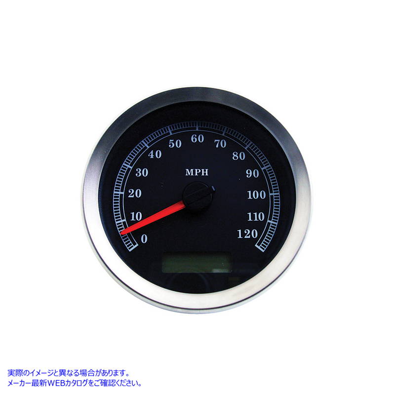 39-0876 4 インチ電子スピードメーター アセンブリ ブラック 4 inch Electronic Speedometer Assembly Black 取寄せ Vツイン (検