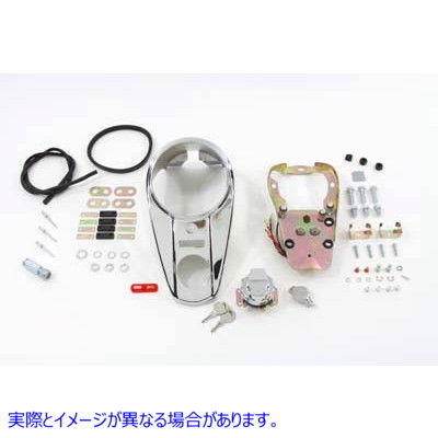 39-0897 クローム 2 ライト ダッシュ カバー キット Chrome 2 Light Dash Cover Kit 取寄せ Vツイン (検索用／