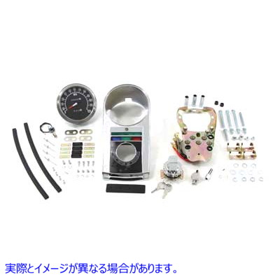 39-0962 クロームキャストダッシュパネルキット、2240:60比率のスピードメーター付き Chrome Cast Dash Panel Kit with 2240:60