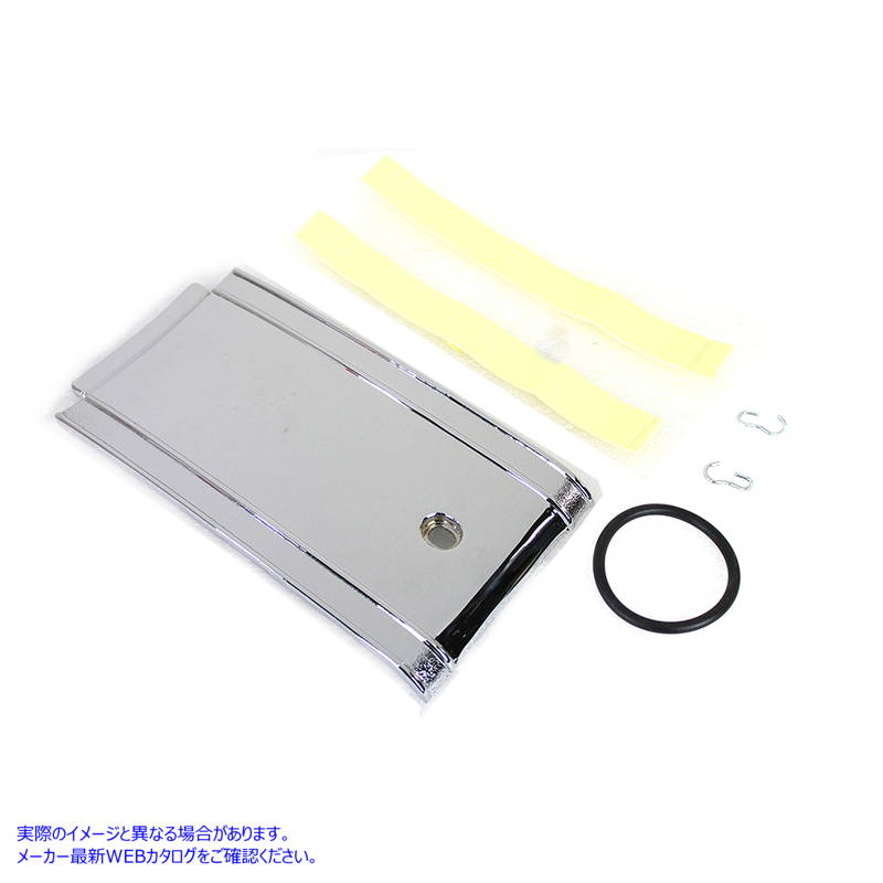 39-0999 ダイカストタンクトリムカバークローム Die Cast Tank Trim Cover Chrome 取寄せ Vツイン (検索用／