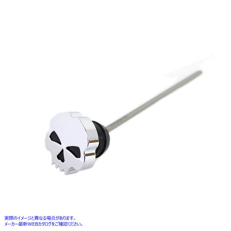 40-0057 オイルタンク ディップスティック クローム Oil Tank Dipstick Chrome 取寄せ Vツイン (検索用／