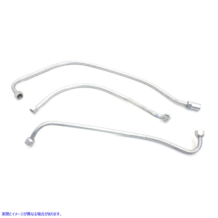 40-0087 アルミニウムオイルラインセット Aluminum Oil Line Set 取寄せ Vツイン (検索用／ V-Twin
