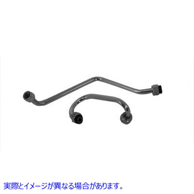 40-0106 クロームオイルフィルターラインセット 取寄せ Vツイン Chrome Oil Filter Line Set (検索用／