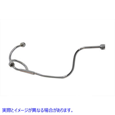 40-0112 ナックルヘッド トップ オイル ライン クローム Knucklehead Top Oil Line Chrome 取寄せ Vツイン (検索用／63480-42