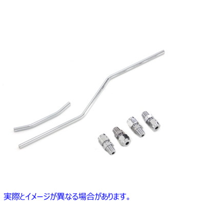 40-0114 クロームオイルラインセット 取寄せ Vツイン Chrome Oil Line Set (検索用／62783-66A 62785-66A