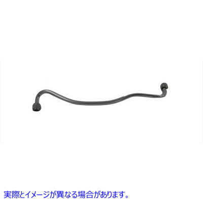 40-0165 【廃番】 リターンオイルラインクローム 取寄せ Vツイン Return Oil Line Chrome (検索用／63506-58