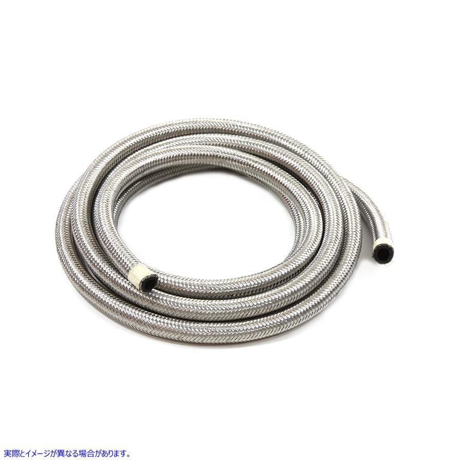 40-0210 ステンレス鋼編組ホース Braided Stainless Steel Hose 取寄せ Vツイン (検索用／