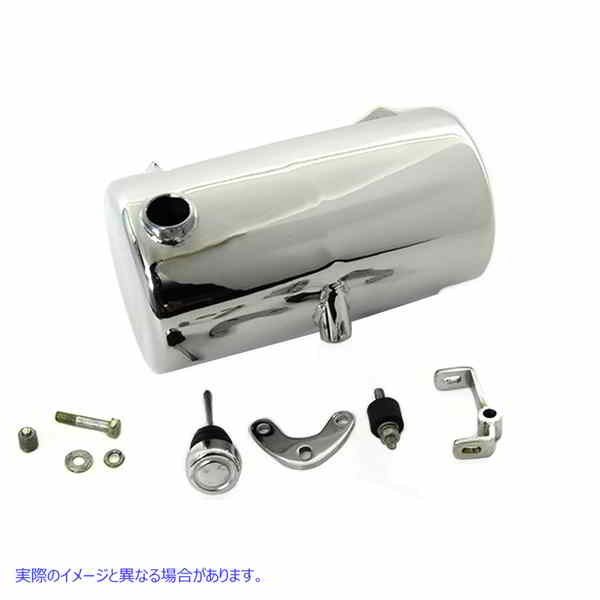 40-0232 クロームラウンドオイルタンクサイドフィル Chrome Round Oil Tank Side Fill 取寄せ Vツイン (検索用／