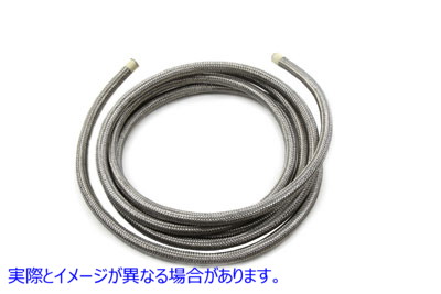 40-0244 ステンレス鋼編組ホース Braided Stainless Steel Hose 取寄せ Vツイン (検索用／