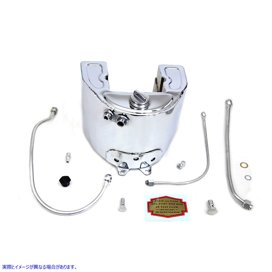 40-0281 Chrome 1937 Style Oil Tank Kit 取寄せ Vツイン (検索用／