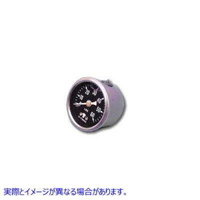 40-0386 液体封入油圧計 Liquid Filled Oil Pressure Gauge 取寄せ Vツイン (検索用／