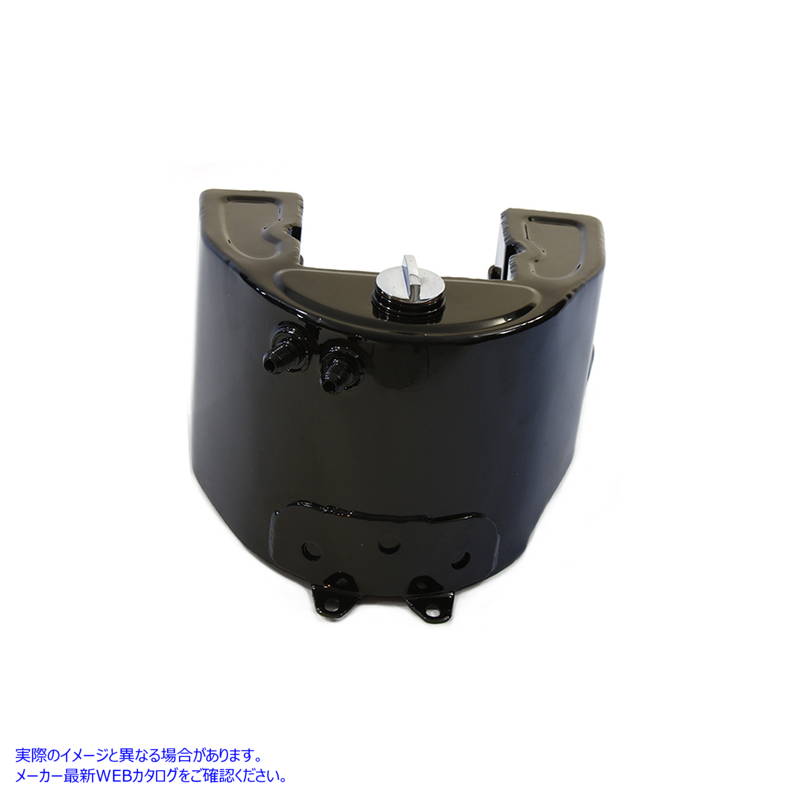 40-0473 レプリカブラックオイルタンク 取寄せ Vツイン Replica Black Oil Tank (検索用／