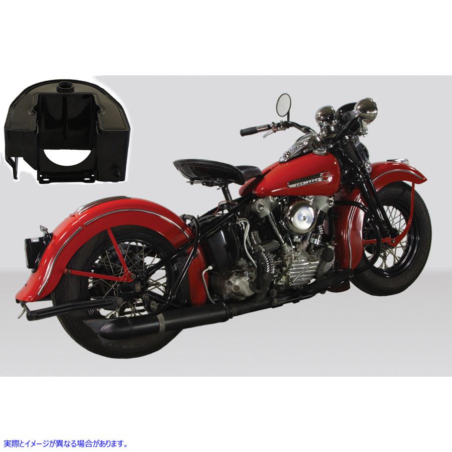 40-0493 レプリカ ブラック ツーリスト トロフィー ボバー ショート オイル タンク Replica Black Tourist Trophy Bobber Short