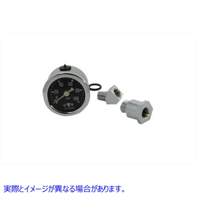 40-0516 液体充填オイルゲージ Liquid Filled Oil Gauge 取寄せ Vツイン (検索用／