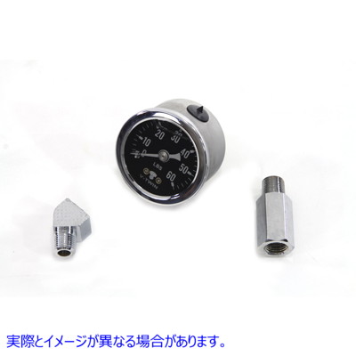 40-0517 液体充填オイルゲージ 取寄せ Vツイン Liquid Filled Oil Gauge (検索用／