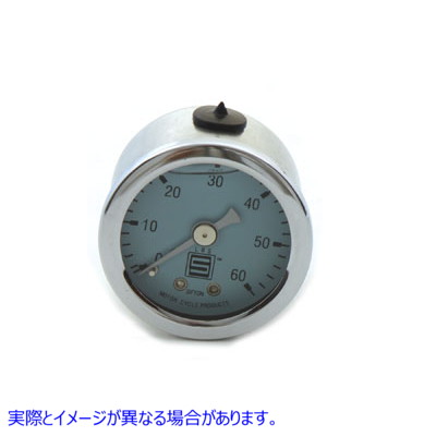 40-0571 液体封入油圧計 Liquid Filled Oil Pressure Gauge 取寄せ Vツイン (検索用／