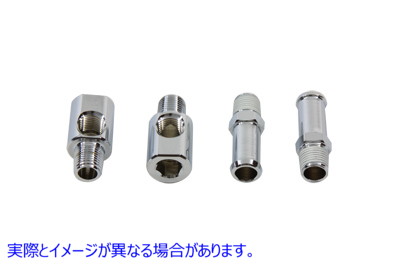 40-0577 アレン オイル ポンプ フィッティング セット クローム Allen Oil Pump Fitting Set Chrome 取寄せ Vツイン (検索用／