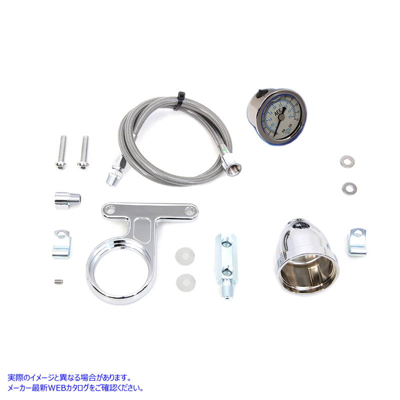 40-0632 ロッカーボックス油圧計キット 取寄せ Vツイン Rocker Box Oil Pressure Gauge Kit (検索用／