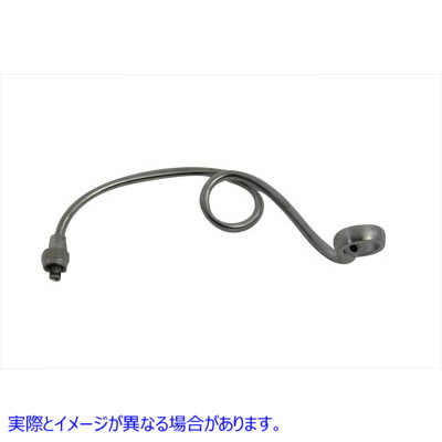40-0906 クロスオーバーガスラインクローム 取寄せ Vツイン Crossover Gas Line Chrome (検索用／62355-48