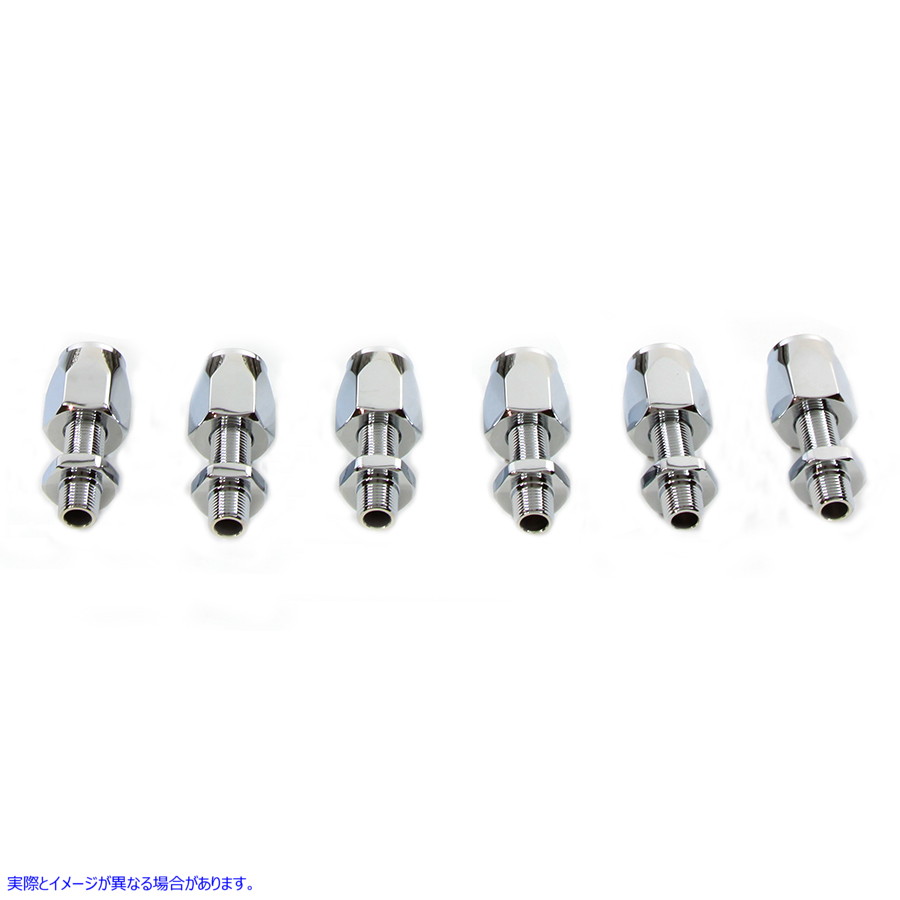 40-0983 3/8 インチ オイル ライン継手 亜鉛メッキ 3/8 inch Oil Line Fittings Zinc Plated 取寄せ Vツイン (検索用／