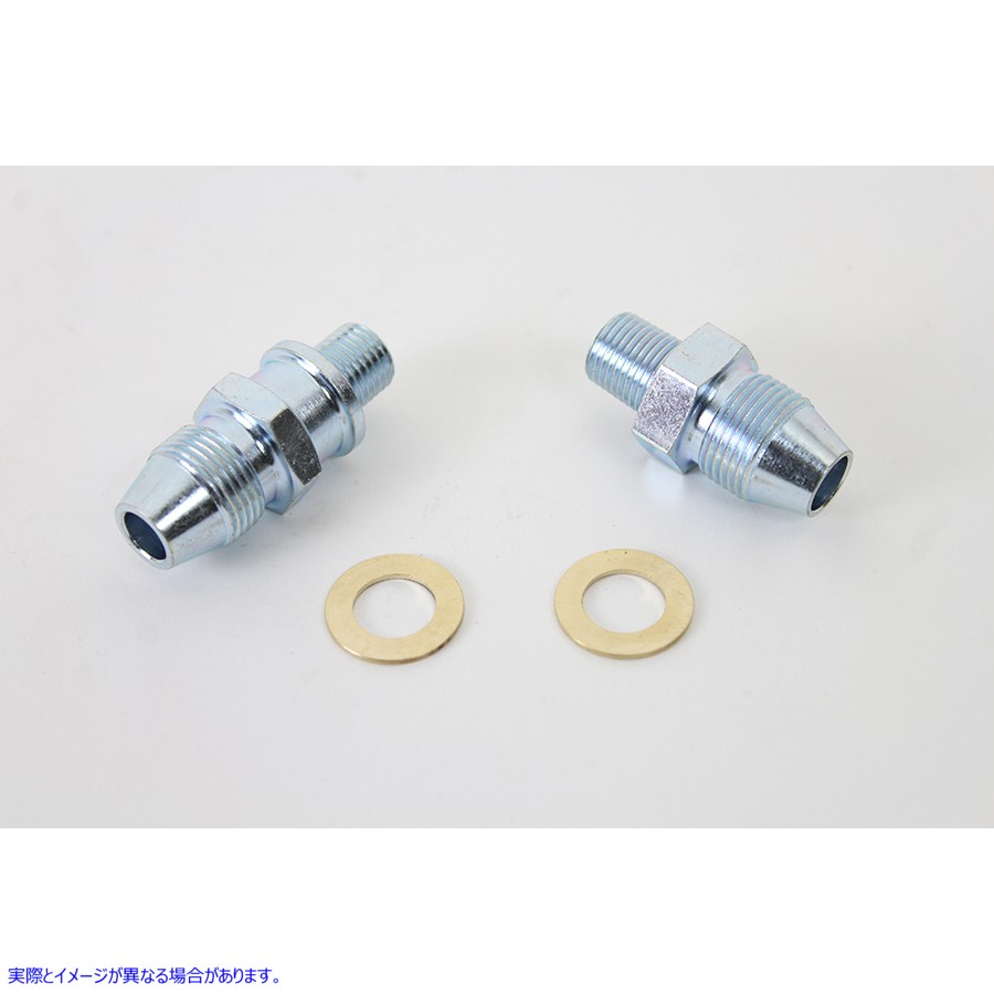 40-0984 オイルポンプカバーフィッティングセット 亜鉛メッキ 取寄せ Vツイン Oil Pump Cover Fitting Set Zinc Plated (検索用