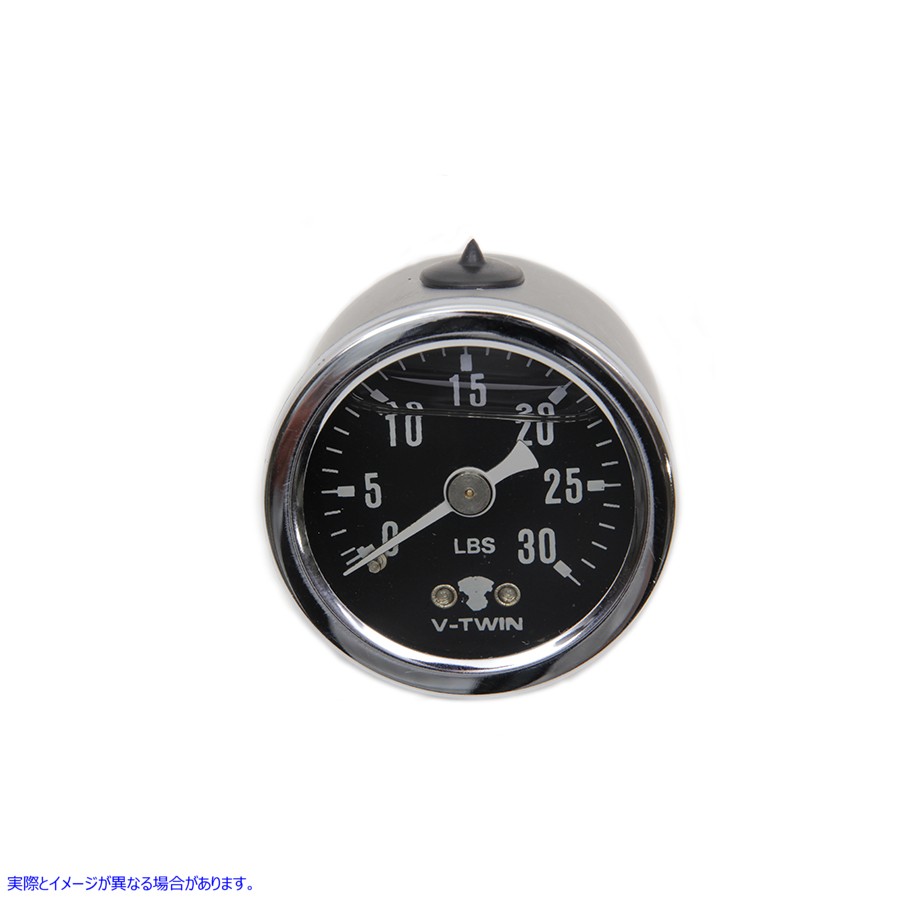 40-9906 液体封入油圧計 Liquid Filled Oil Pressure Gauge 取寄せ Vツイン (検索用／