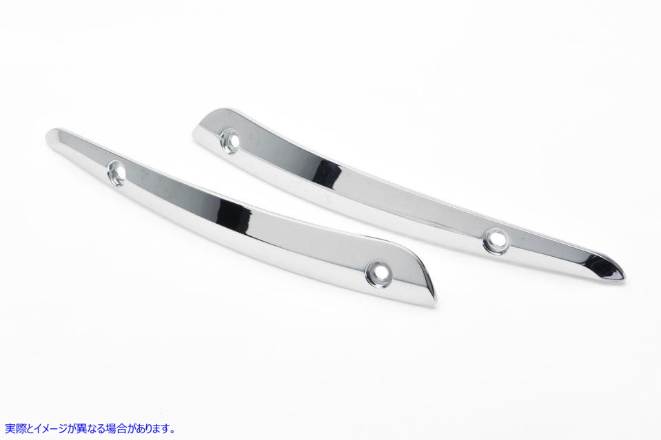 42-0007 クローム スプリット フロントガラス トリム セット Chrome Split Windshield Trim Set 取寄せ Vツイン (検索用／574002