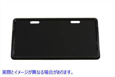 42-0019 ナンバープレートフレームバッキングプレートブラック License Plate Frame Backing Plate Black 取寄せ Vツイン (検索