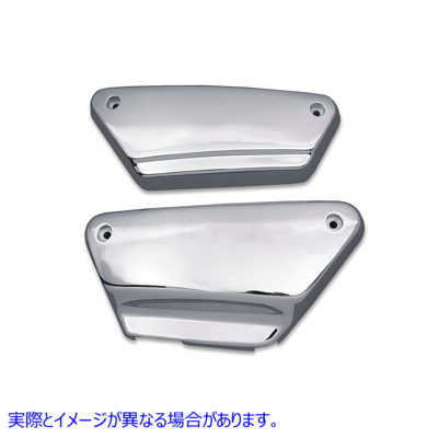 42-0100 クロームフレームカバーセット Chrome Frame Cover Set 取寄せ Vツイン (検索用／66351-82